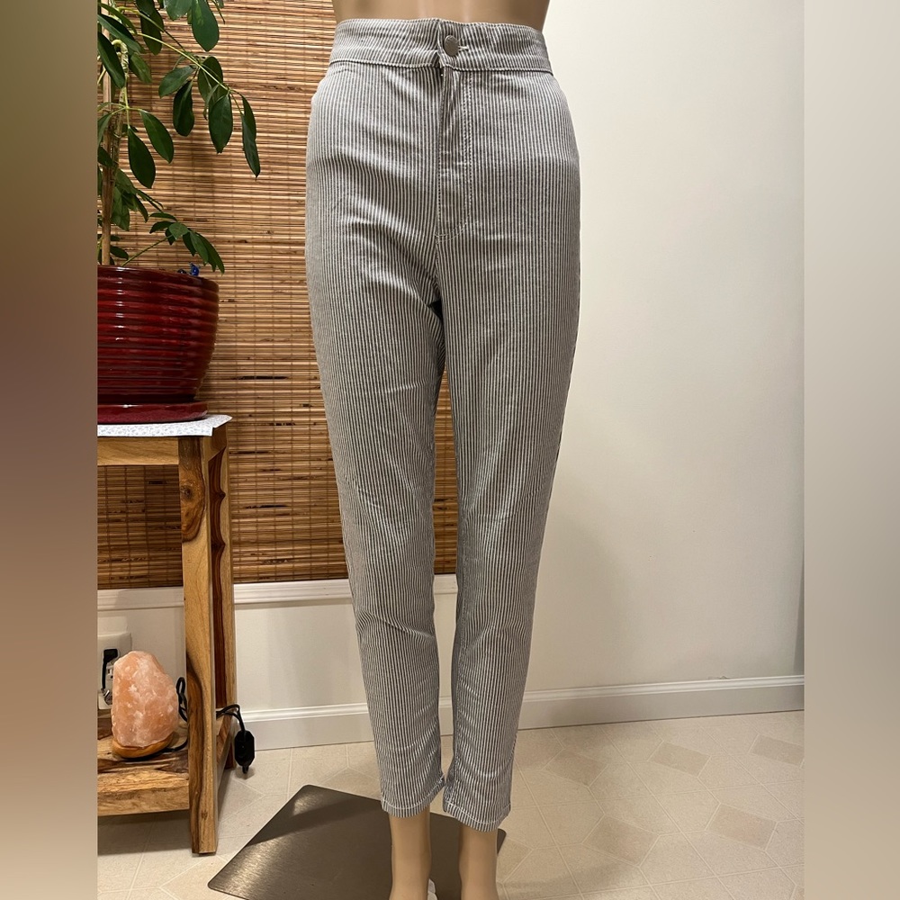 Free people striped high waisted pants